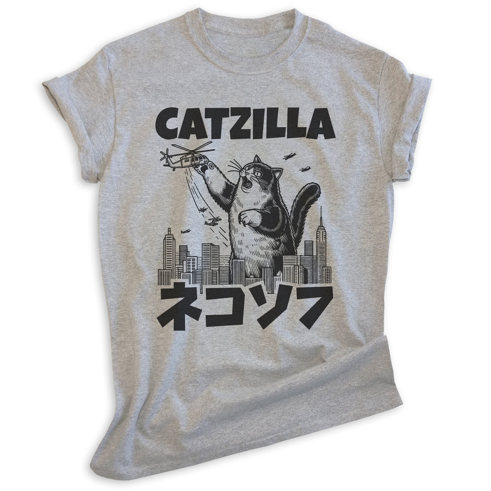 Cat Tee Catzilla Shirt